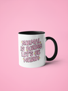 "Normal Is Boring, Let's Be Weird!" Pink Mug